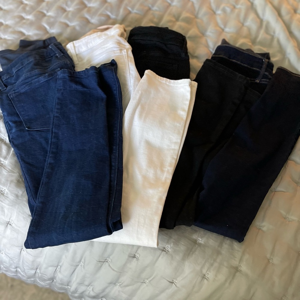 Bundle of 4 Rockstar Skinny Maternity Jeans